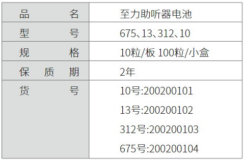 至力助听器电池-杭州听工场科技有限公司