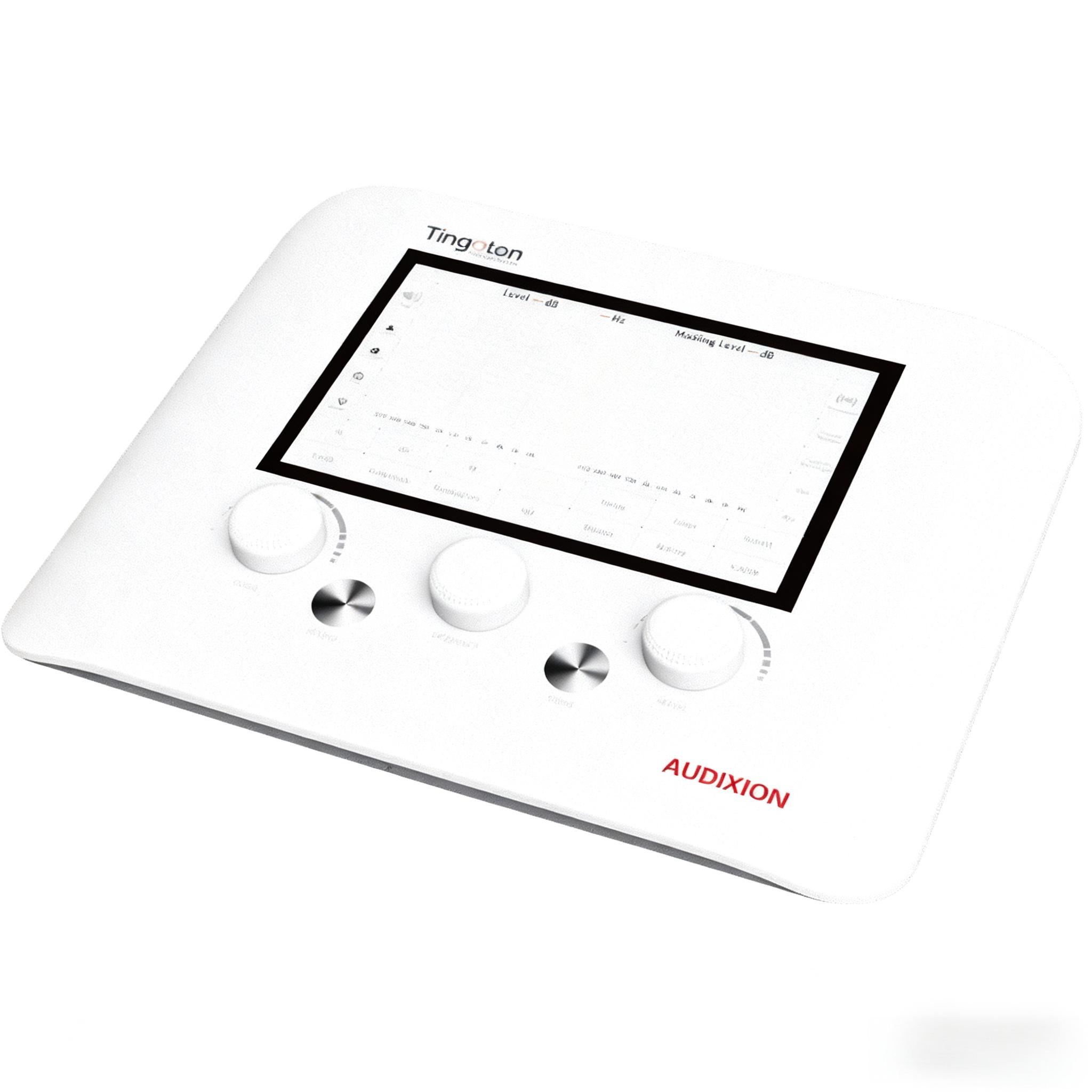 Portable Plastic Case Dual-Channel Type II Tactile Touchscreen High-performance Diagnostic Audiometer Air Bone Conduction