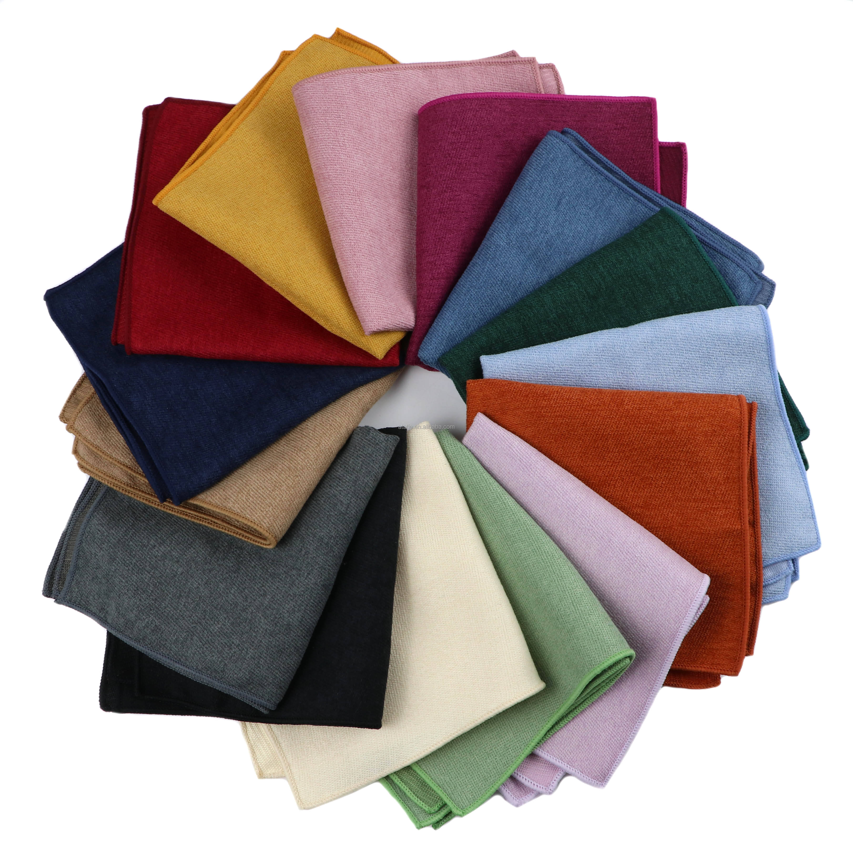 Wholesale Low Price Custom Color Logo Soft Handkerchief Scarves Vintage Cleaning Wipe Cleanser Hearing Aid Ear Molds Made China