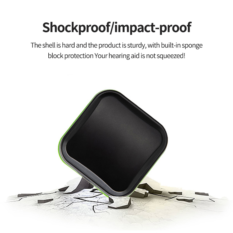 Wholesale Portable White Earphone Storage Box Case Container Easy Carrying Hearing Aid Accessory product detail