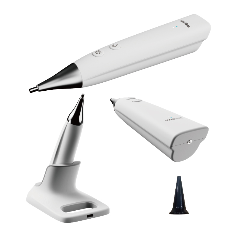 Tingoton Wholesale Veterinary Equipment Ent Visual Acuity Examination Electric Ultrasonic & Electronic Otoscope CE Certified product detail