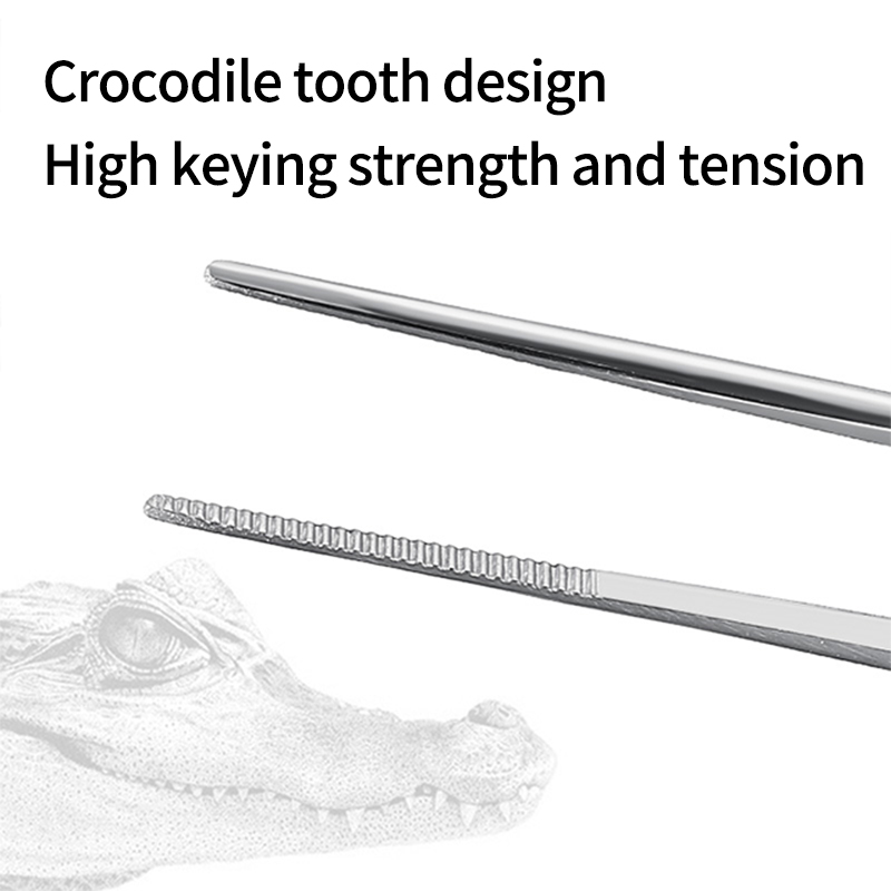 Ear Impression Taking Tool Bending Bayonet Shape Earwax Remover Stainless Steel Tweezers for Earphones Made in China product detail