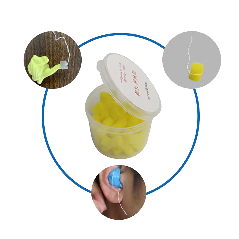 Professional Cylindrical Soft Safety Quick Dry Earplugs (10x10mm) OEM Logo High Quality Earmold Fitting Material 100PCS/Case product detail