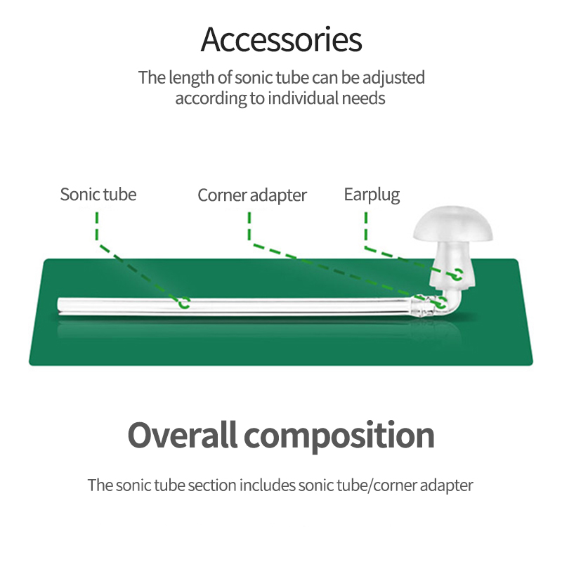 Direct Factory Sale Breathable Sound Tubes Hearing Aids with PVC Dome Transparent Ear Tips Sizes S/M/L BTE Compatible product detail