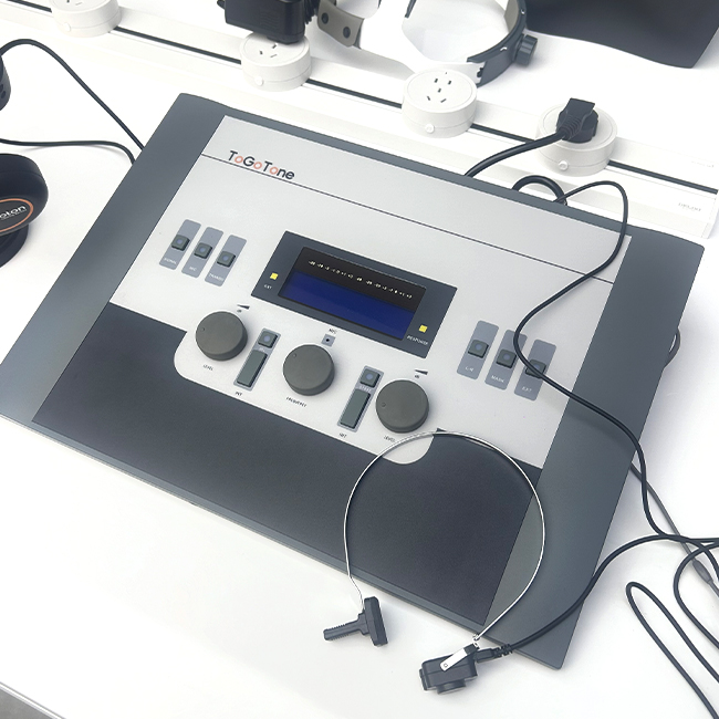 Professional 2 Pin Bone Conduction Receiver Earphones for Audiometer Hearing Aid Ear & Hearing Products product detail