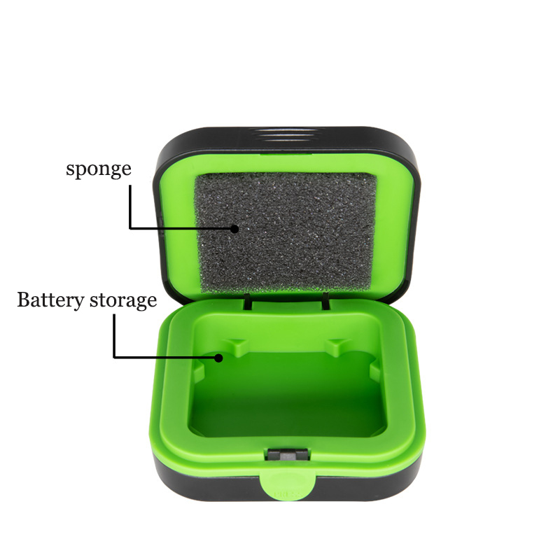 Wholesale Portable White Earphone Storage Box Case Container Easy Carrying Hearing Aid Accessory product detail