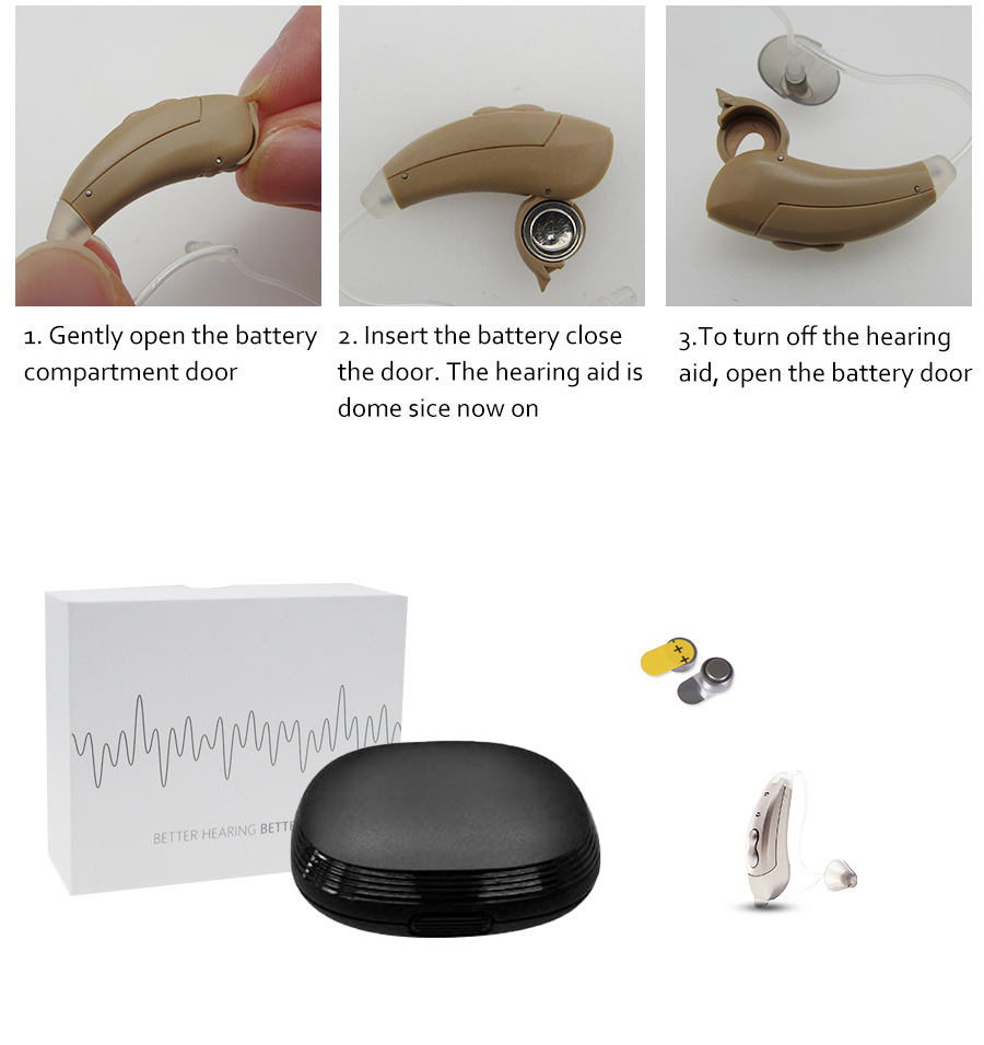 Wholesale Production Forred Medical Earbuds Autiphon Advanced Hearing Aids Mini RIC for Senior product detail