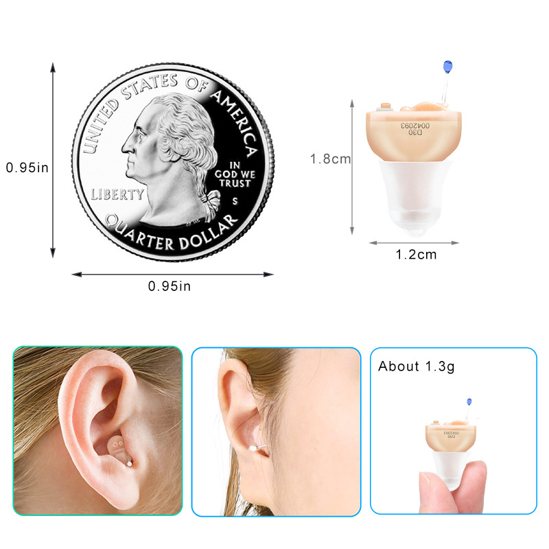 China Manufacture Good Price Mini Hearing Aids Hearing Amplifier CIC for Tinnitus product detail
