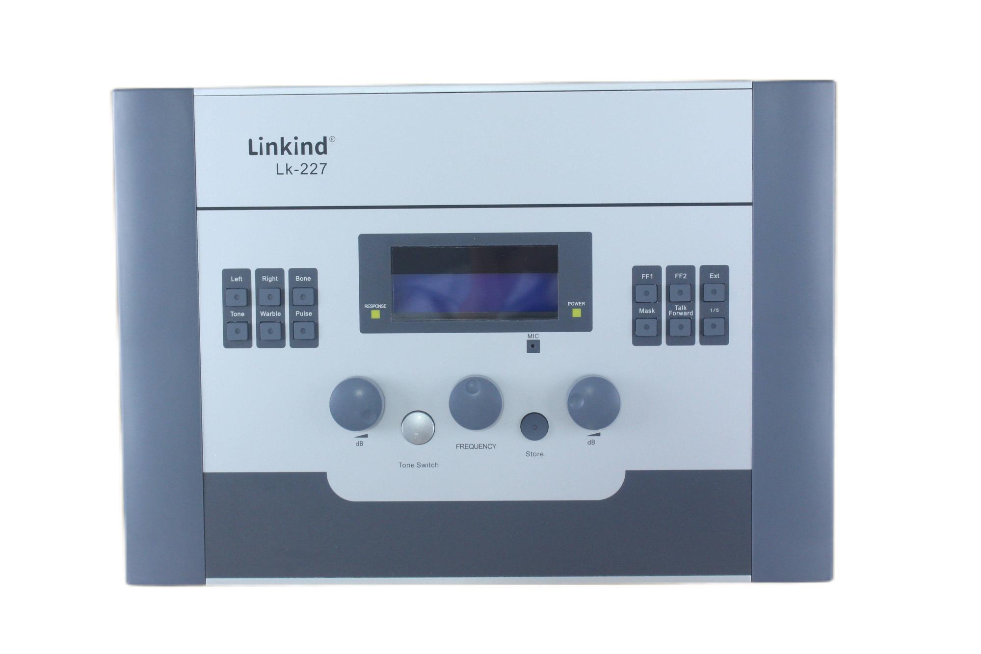 LK227 Tympanometer Electronic Medical Audiometer DC15V Blue Air Conduction Bone Conduction Free Sound Field Testing Masking product detail