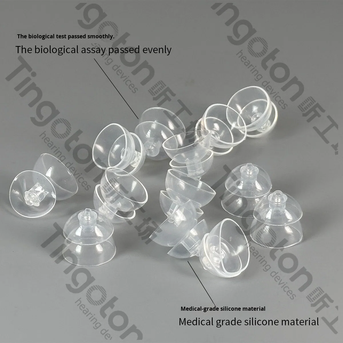 Oticon MiniFit RIC Hearing Aid Accessories Power Dome Top Ear Tips Medical-grade Silicone Noise Reduction Sound Transmission product detail