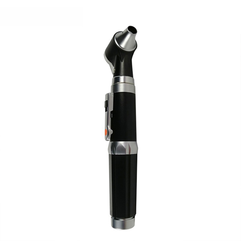 High Quality Self-developed Simple Otoscope Removable Battery Metal Plastic 0.4kg OEM/ODM Available Ears Mouth Eyes Custom Logo product detail