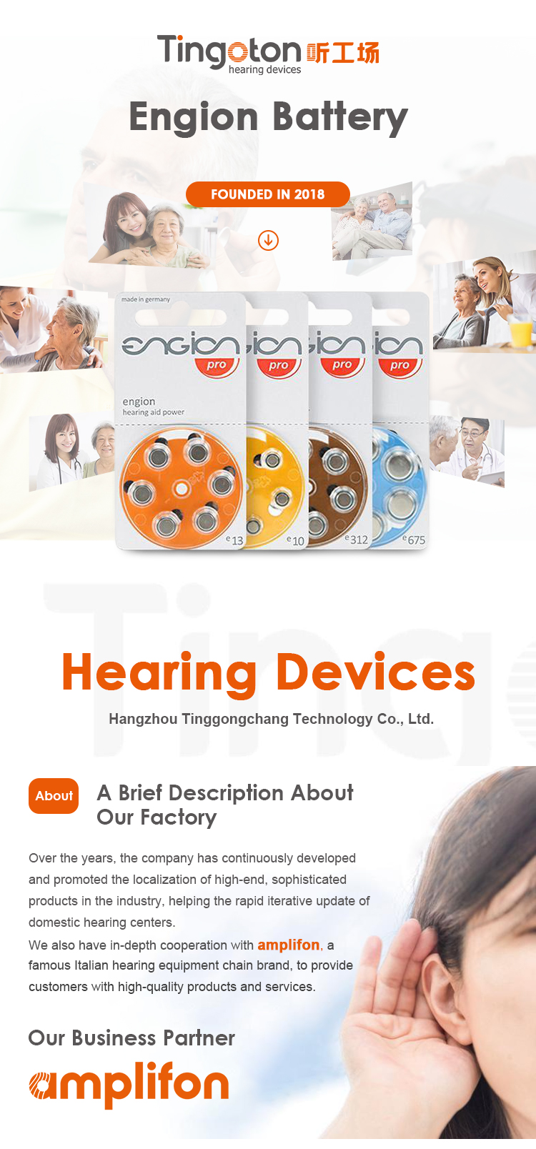 High Performance Zinc Air Button Battery  Hearing Aids Durable 10 675 Sizes Engineered Other Batteries product detail