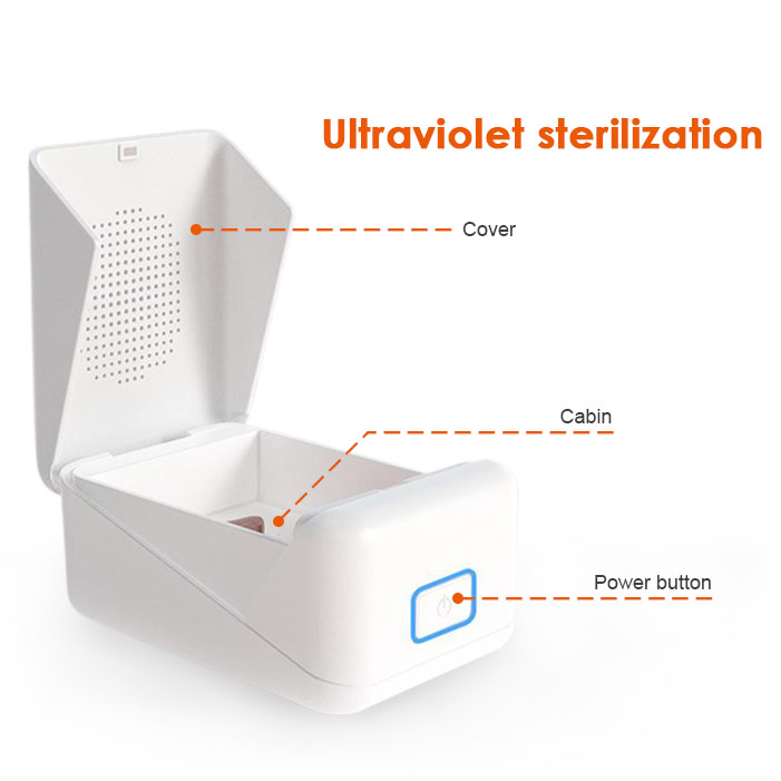 Tingoton Electronic Hearing Aid Drying Capsule Storage Box with USB Charging ABS Material 2H/8H Timer Fast Drying Model T33 product detail