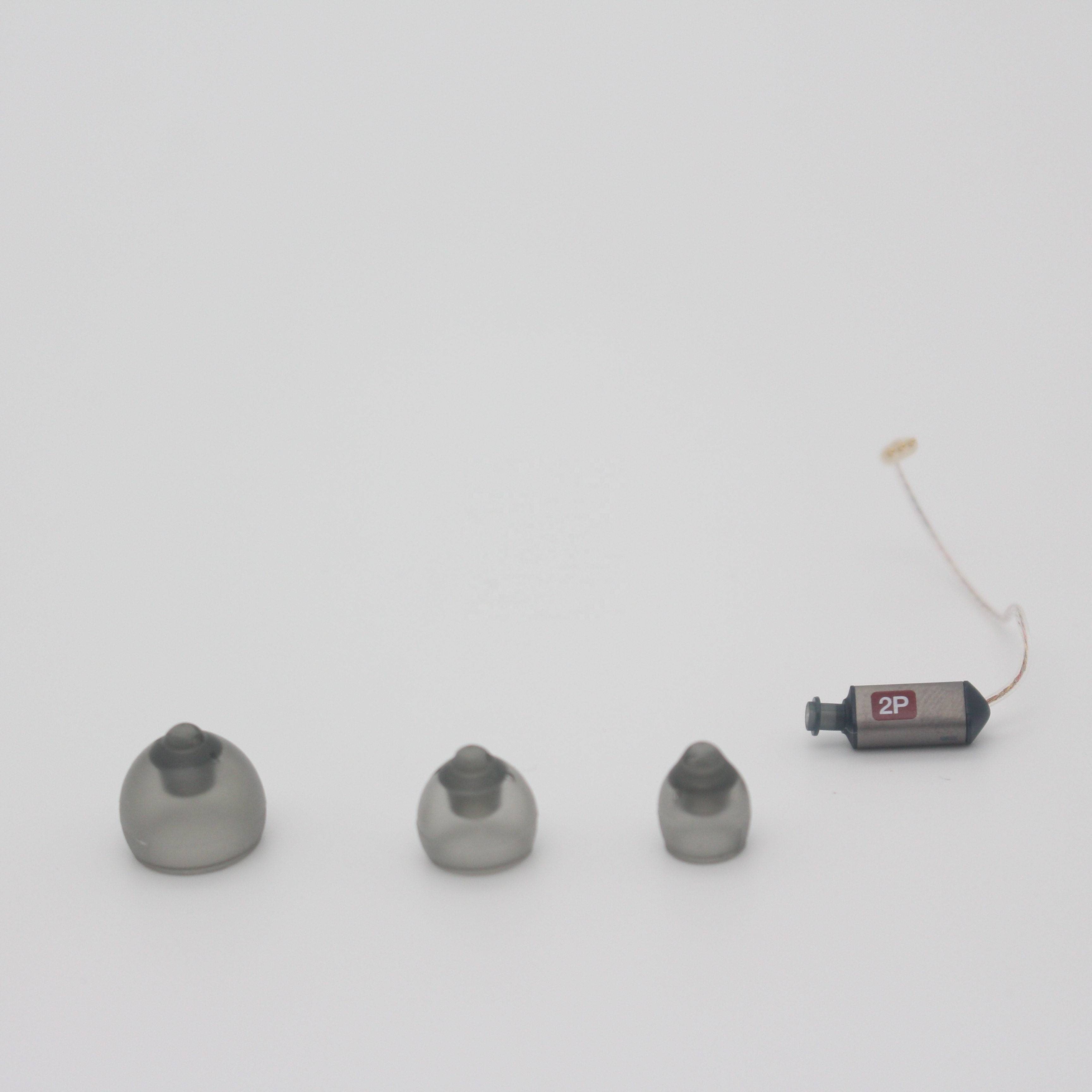 RIC Hearing Aid Receiver-Eco-Friendly with Earplug Megaphone Receiver Eartip Sizes (Small/Medium/Large) product detail