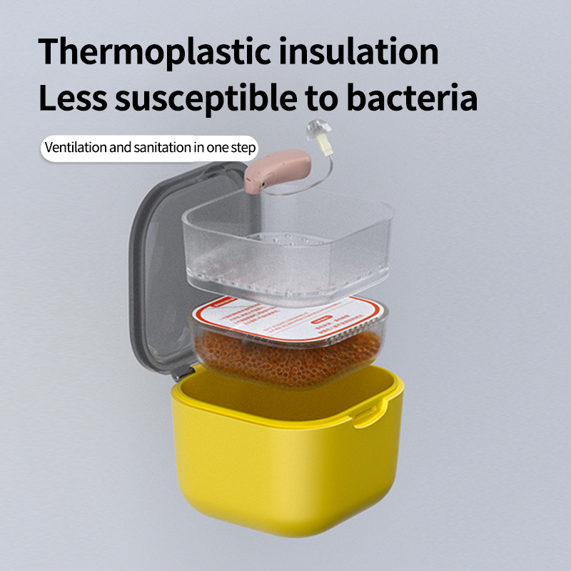 Exquisite Environmentally Friendly Moisture-proof Dehumidification Innovative Customizable Tingoton Hearing Aids Drying Tank Box product detail