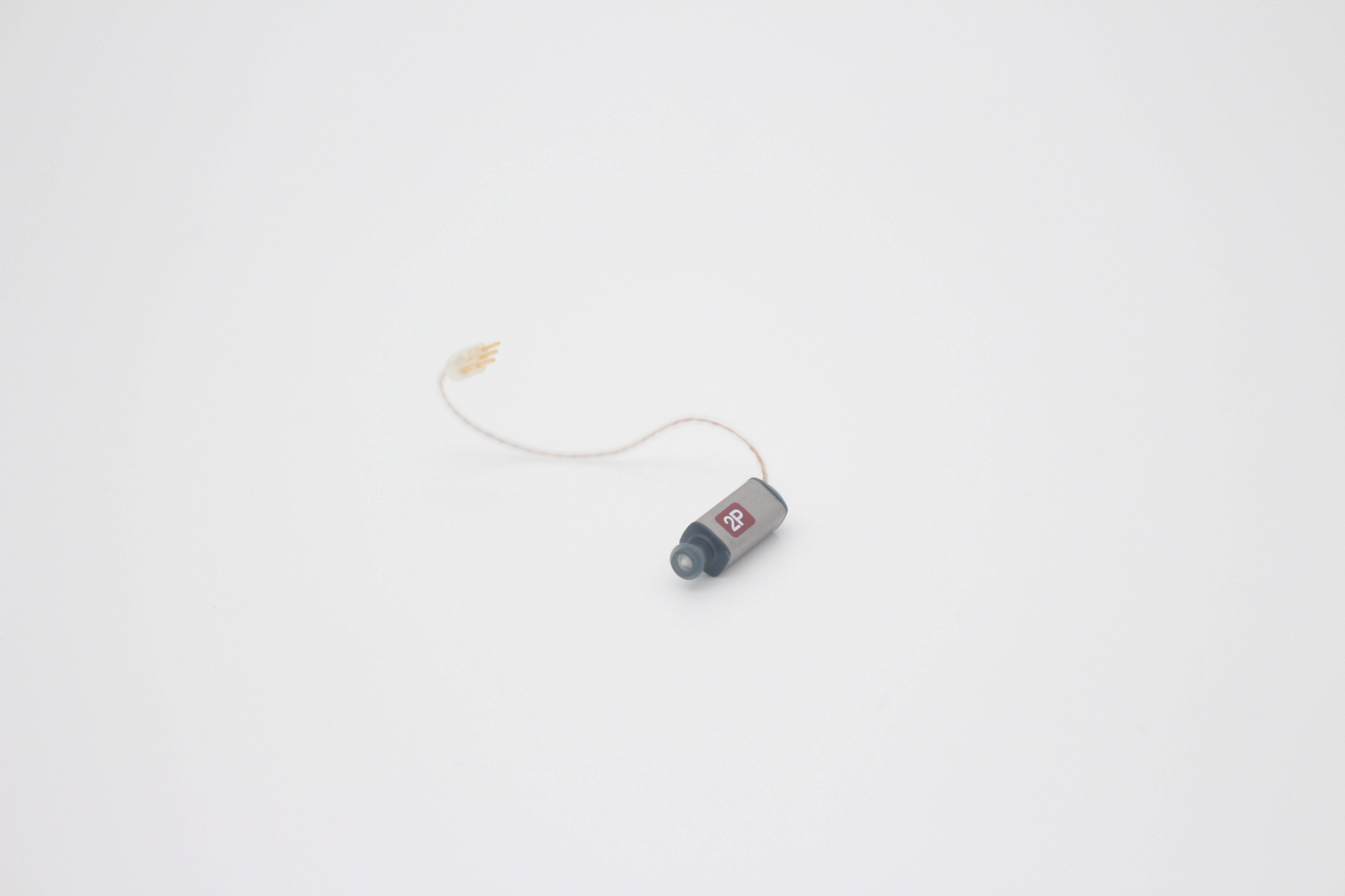 Ric Accessories Eco-Friendly Grey P/M Series Hearing Aid Sound Receiver Earplug Cable for Voice Reception Right/Left Ear Use product detail