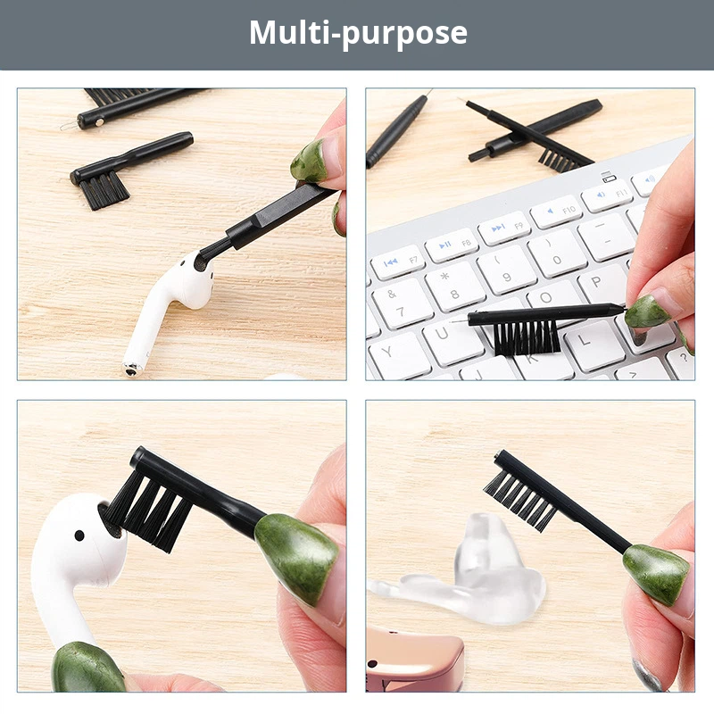 12pc Multifunctional Hearing Aid Accessories Cleaning Brush for Computer Keyboard and Earphone Cleaning product detail