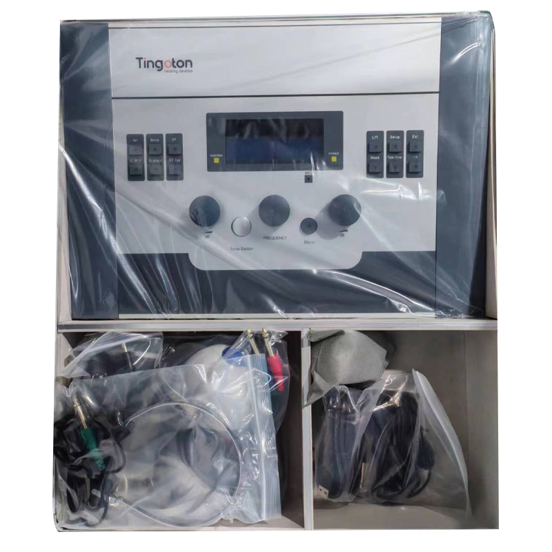 Tingoton Hot Hearing Testing Machine Diagnostic Audiometer Economical Price Double Channels Portable Pure Sound Bone Conductor product detail