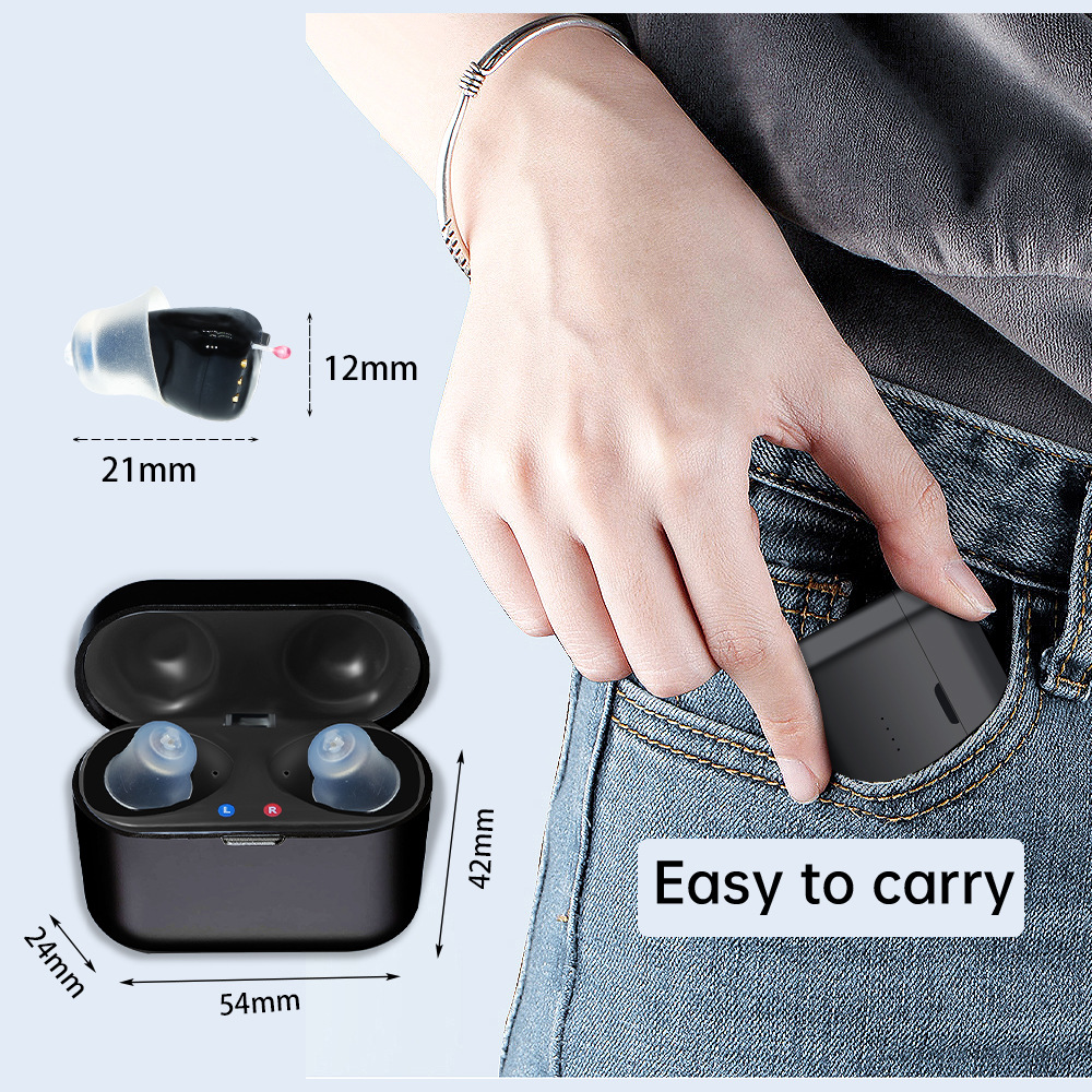 Best Pro Rechargeable for  Digital Amplifier Hearing Aid with Noise Canceling Feature product detail