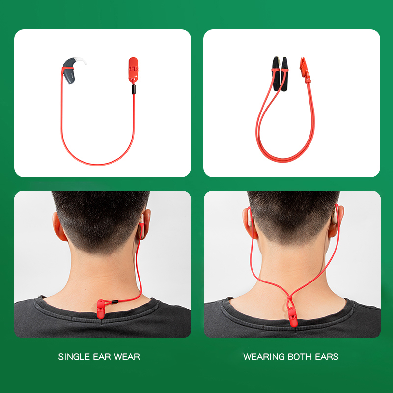 Wholesale Otoclip Neck Rope Hook Lanyard Headset Hearing Aid Protector Accessory product detail