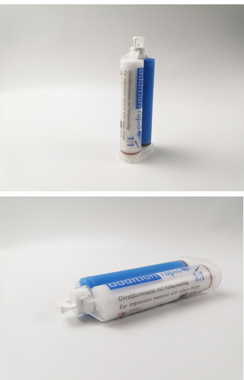 Wholesale Accessories Detax Earmold Making High Quality 1:1 Maxing Impression Material Silicone Eco-Friendly White 5*12.3cm product detail