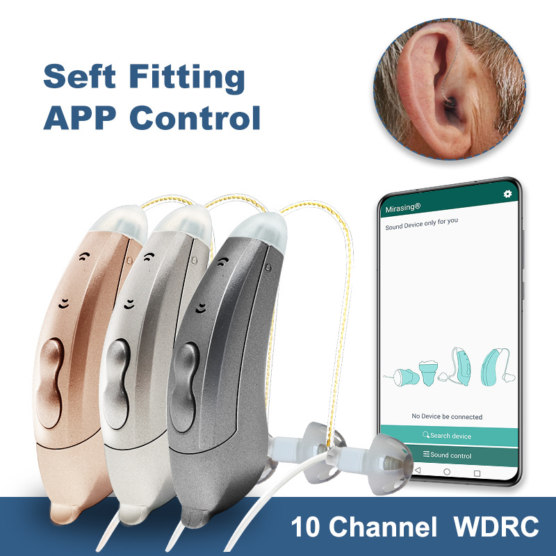 High Quality Digital Ear Buds Hearing Aids with Self Fitting RIC Hearing Device product detail