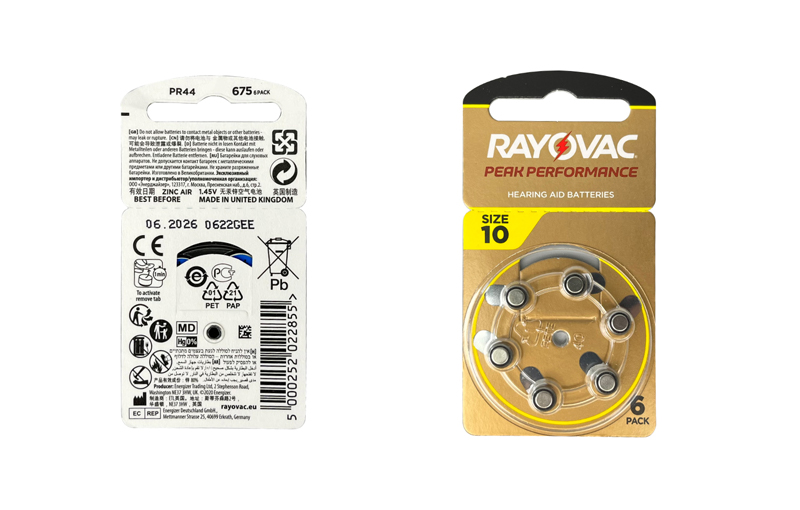Accessories for Ear & Hearing Products Hearing Aid Batteries in Sizes 10 13 312 675 Other Batteries product detail