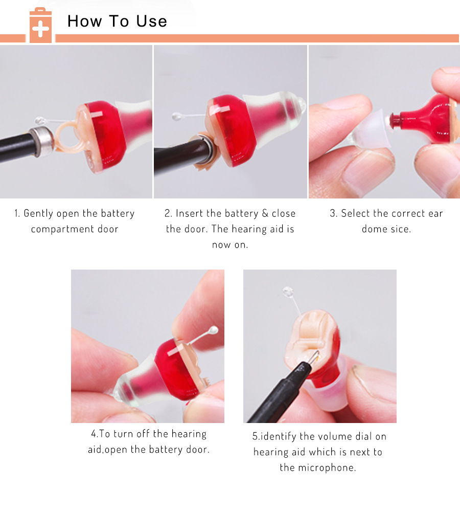 Cheap Mini Powerful Digital Cic Hearing Aid Invisible Hearing Device for Severe Hearing Loss product detail