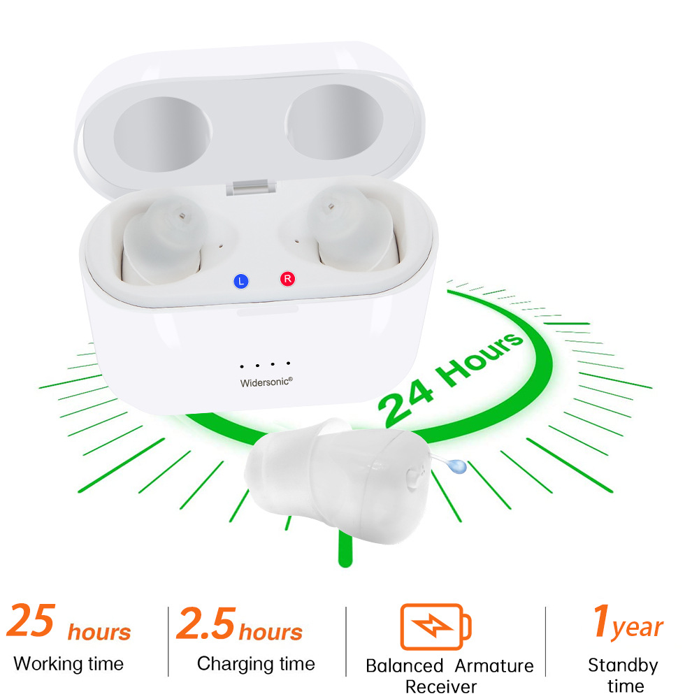 Best Pro Rechargeable for  Digital Amplifier Hearing Aid with Noise Canceling Feature product detail