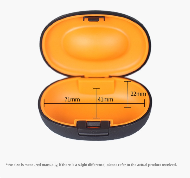 Wholesale NEW TINGOTON ABS Portable Shockproof Behind-the-Ear & Cochlear Implant Hearing Aid Storage Box/Bag Black White product detail