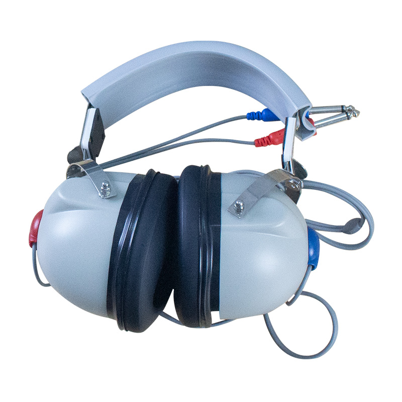 Professional Pure Tone Audiometer with Air/Bone Conduction Testing LCD Display Headphone Microphonics for Hearing Assessment product detail