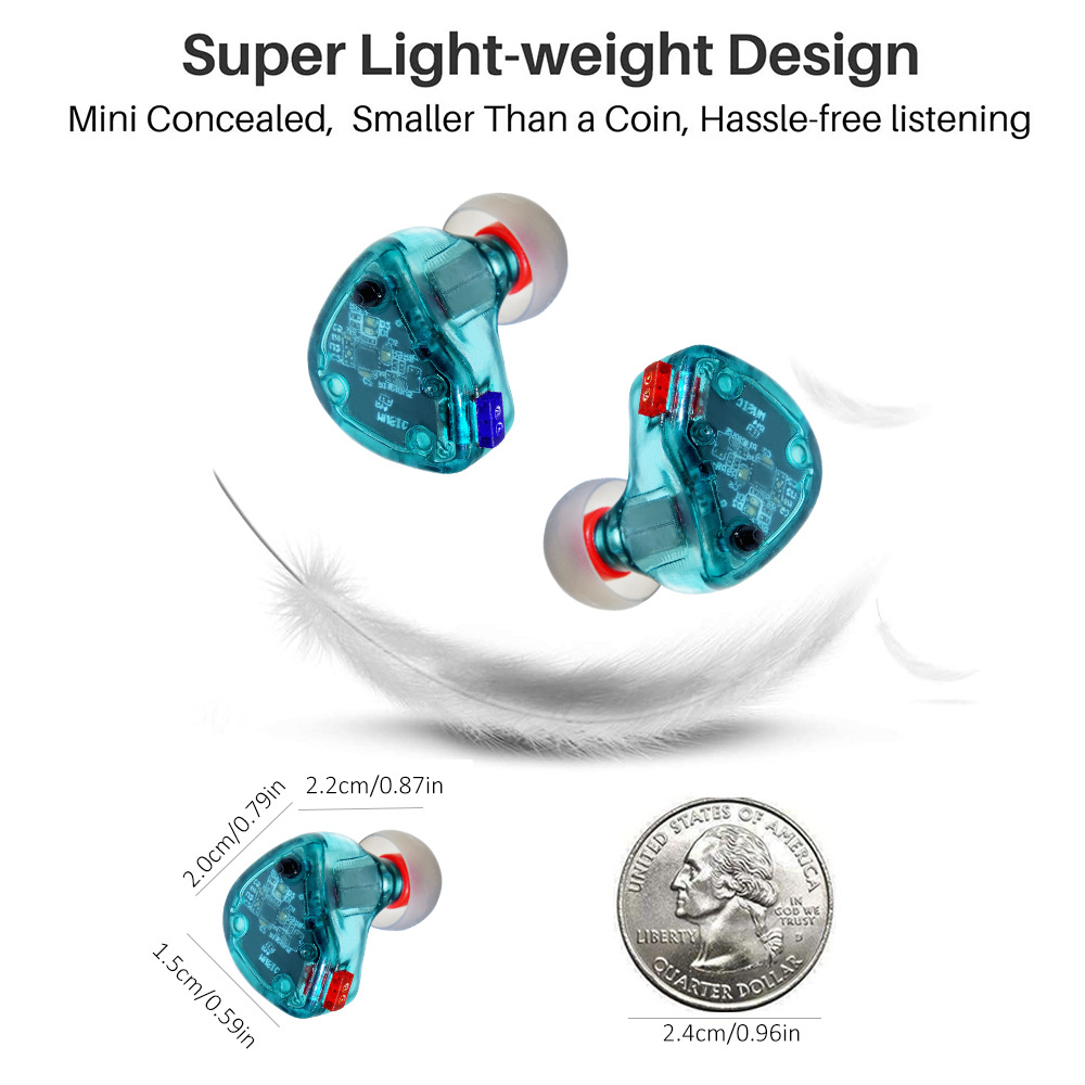 High Quality Earphone in Ear Hearing Aid Digital with Bluetooth App Control product detail