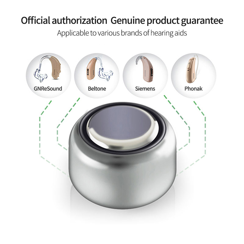 Tingoton Best Price Black Card Zinc Air Hearing Aid Batteries (Types 10/13/312/675) High Performance 3 Year Shelf Life product detail