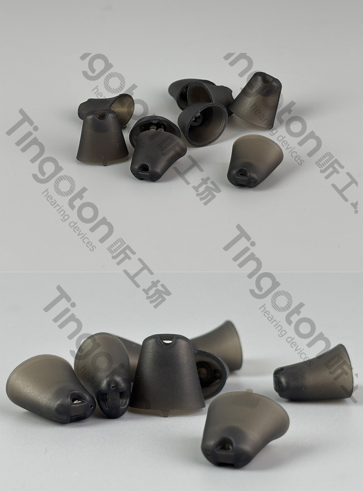 Hearing Aid Eardrum Head Semi-Open Receiver Medical Grade Silicone Earplug Noise Reduction Sound Transmission Made Hangzhou product detail