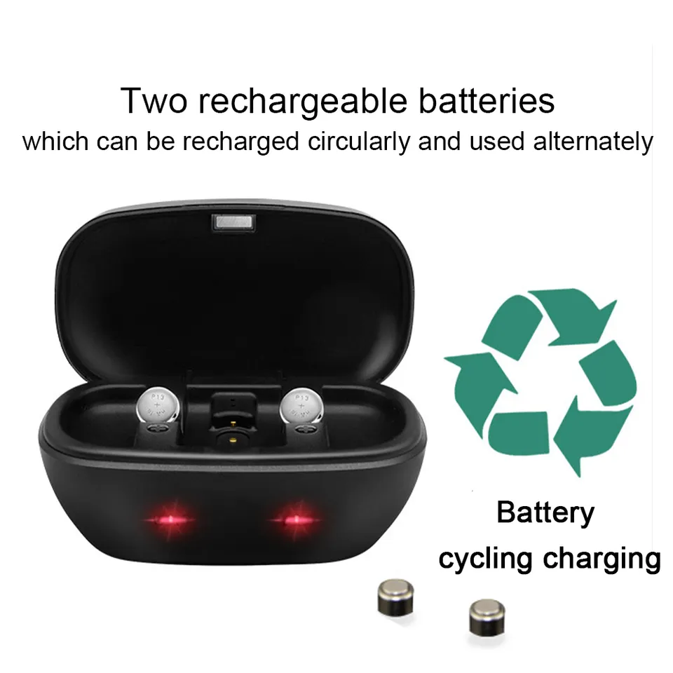 Portable Hearing Aid Battery Charger Ni-MH Rechargeable Button Coin Batteries (15mAh) CE ROHS FCC Certified 5V/1A for Hearing product detail