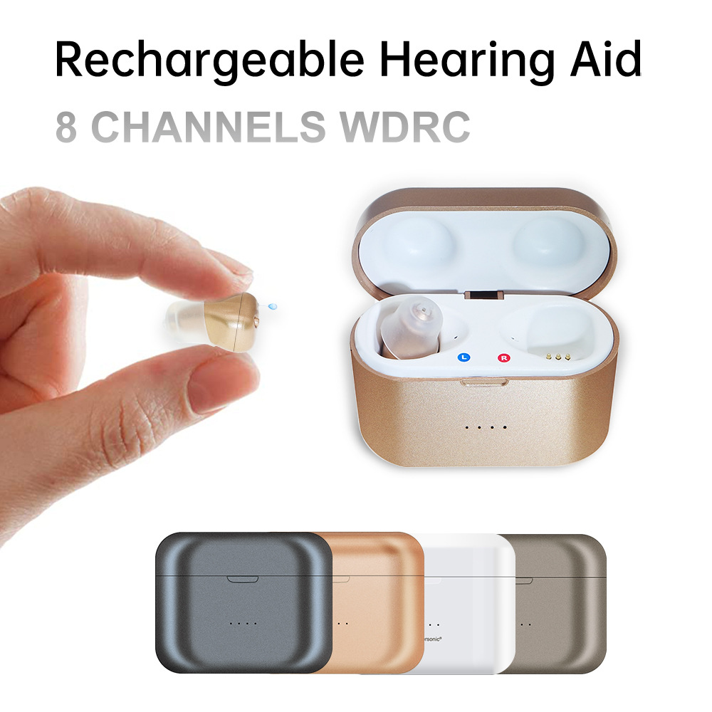 Best Pro Rechargeable for  Digital Amplifier Hearing Aid with Noise Canceling Feature product detail