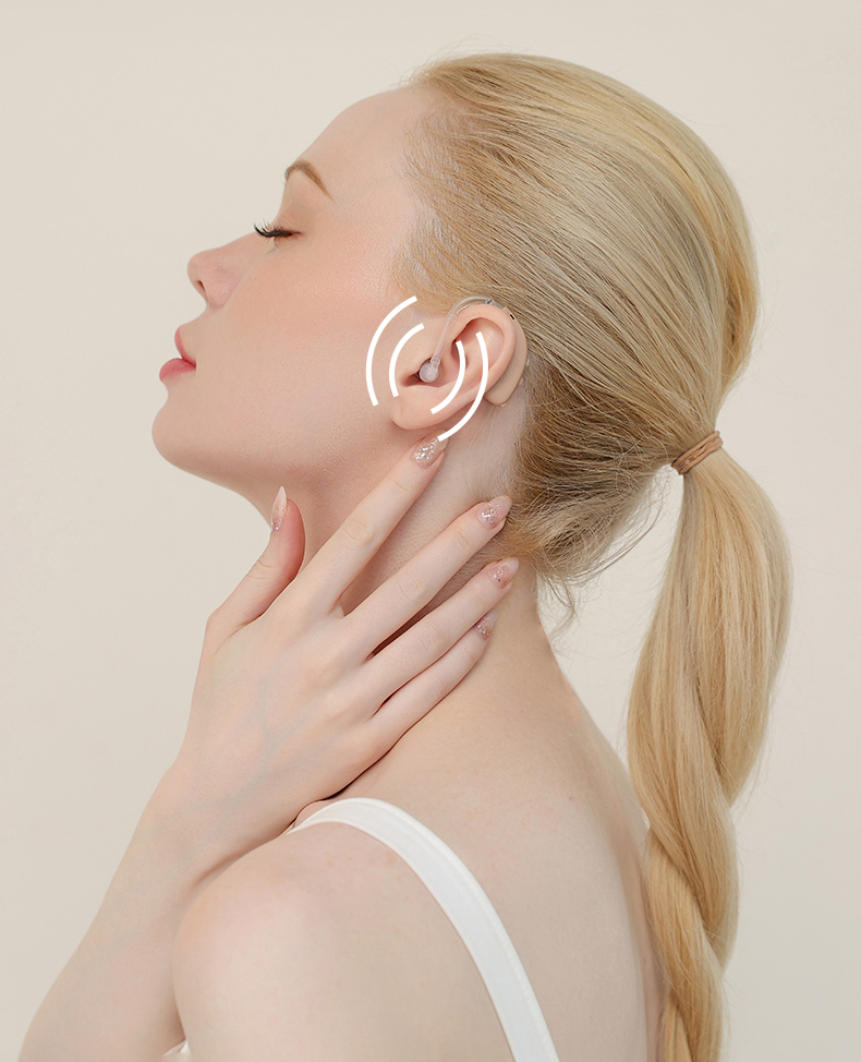 OEM/ODM Professional High Power Rechargeable BTE Hearing Aid for Deafness Elderly-16 Channels Good for Hearing product detail