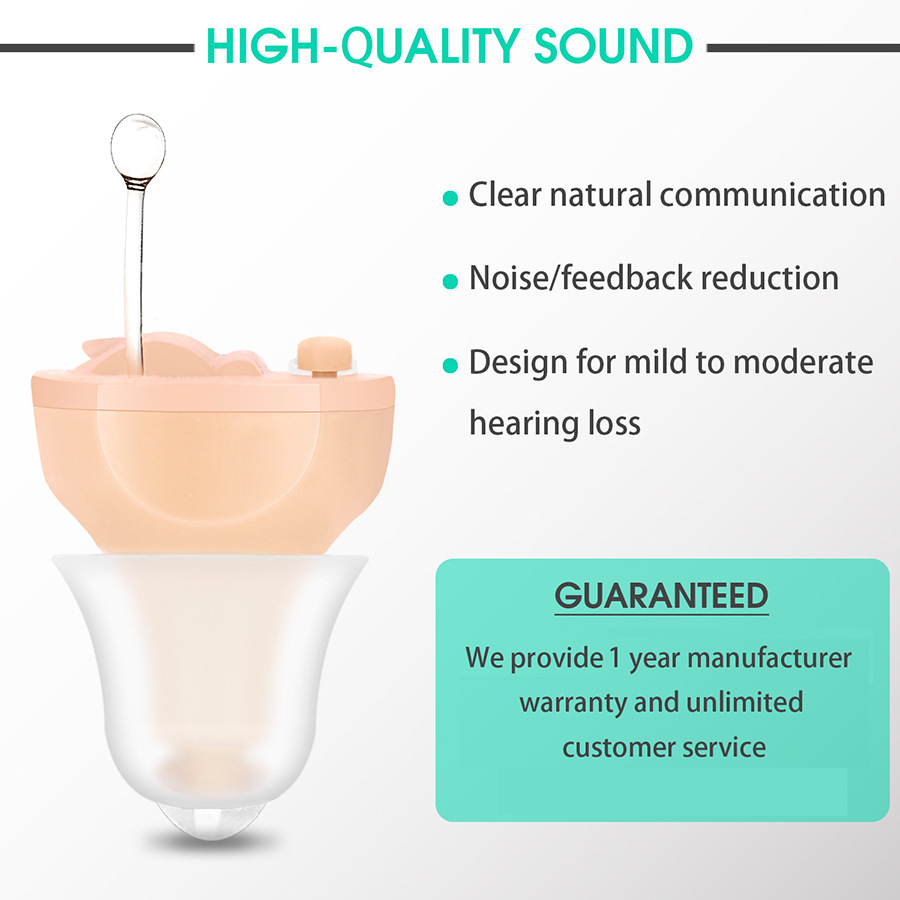 Hot Sale Noise Reduction 6 Channels Electronic Hearing Aids for Severe Hearing Loss product detail