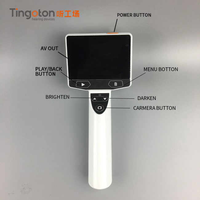Hearing Protector Riester Digital Endoscope Otoscope HD Video USB Interface Class I Model 900 White 225g product detail