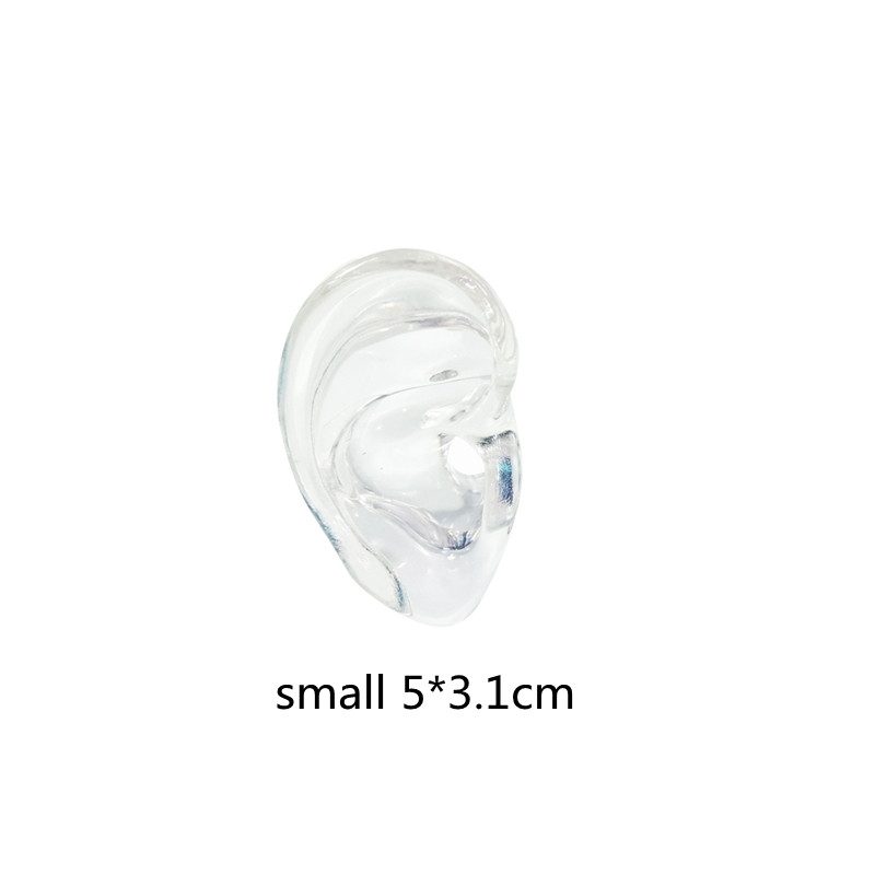 Transparent Hard Silicone Artificial Human Ear Simulator for Hearing Center Display product detail