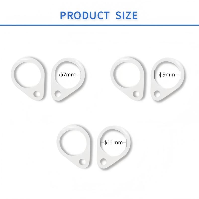 Tingoton Hearing Aid Anti-lost Elastic Loops Silicone for for BTE RIC Hearing Aid Waterproof Eco-Friendly Sizes product detail