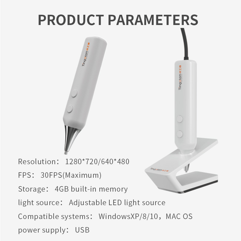 New Model Best Price High-quality Intelligent OEM Inspection Otoscope Ear Endoscope Camera 1280x720 Resolution 30FPS MJPG USB product detail