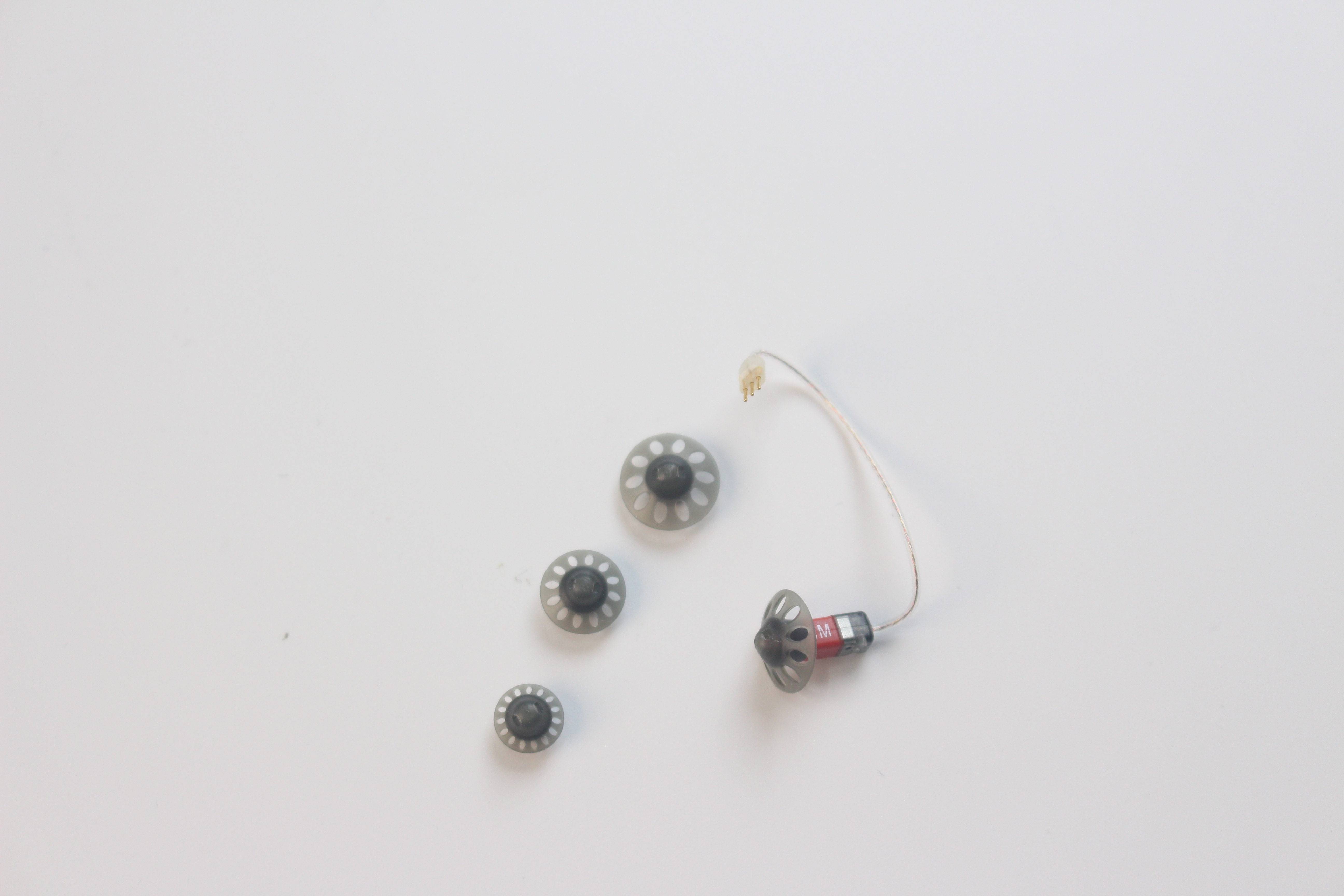 Hearing Aid Sound Receiver Two Series P and M Breathable Soft Eartip S/M/L Sizes Mushroom/Hole Type with Receiver Cable product detail