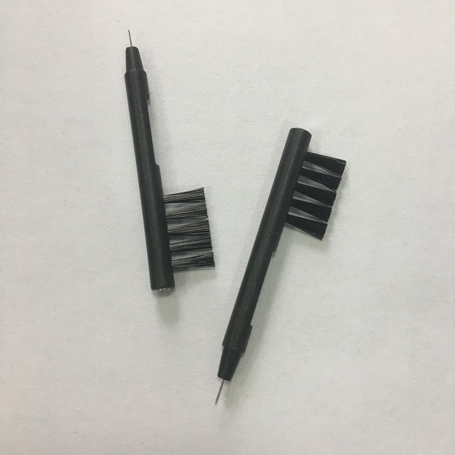 2025 New Eco-Friendly Hearing Aids Cleaning Brush with Volume Control Nylon Magnetic Steel Needle Battery Take Tool Accessories product detail