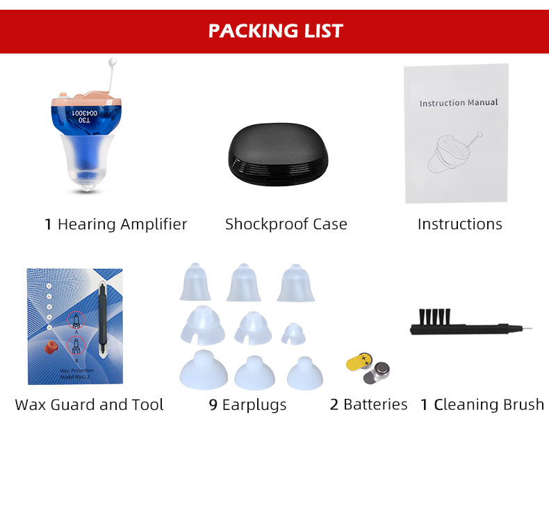 Healthcare Supply Factory A10 Battery Digital Mini Nano Specialized Hearing Aids for the Deaf product detail