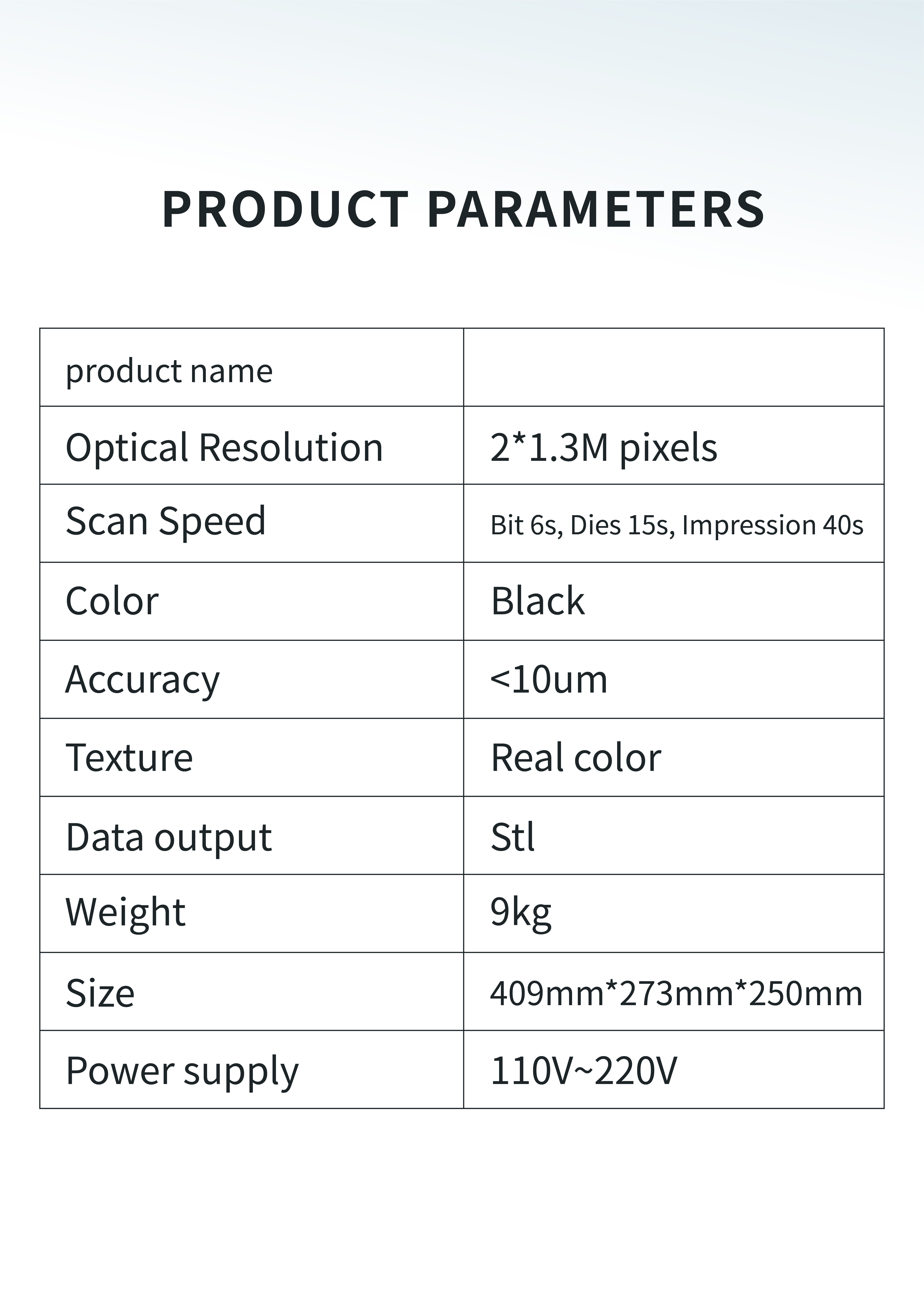 Wholesale High Quality Laboratory 3D Scanner Fast Speed and High Efficiency with USB Interface Low Price product detail