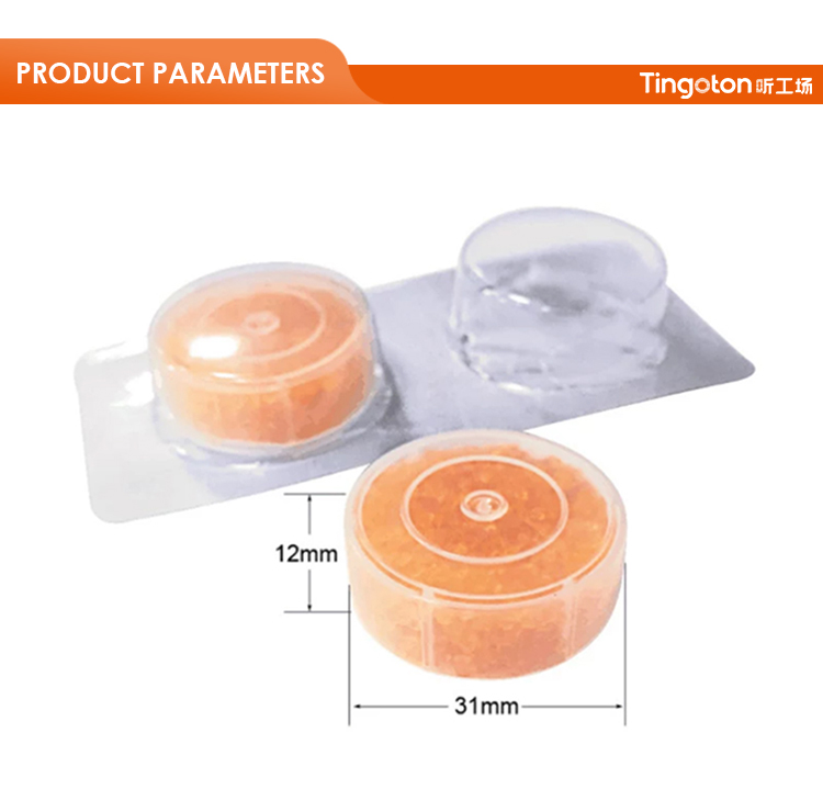 Tingoton Orange Small Drying Pellets Silicon Dioxide Hearing Aid Dehumidifier Drying Capsules 3g Quick Dry Eco-Friendly product detail
