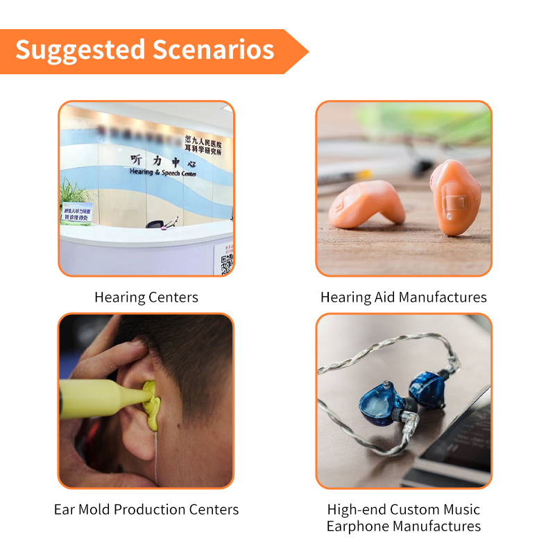 Tingoton Industrial-Grade 3D Ear Model Scanner Precision Hearing Aid Scanner with Windows OS Consumer Electronics product detail