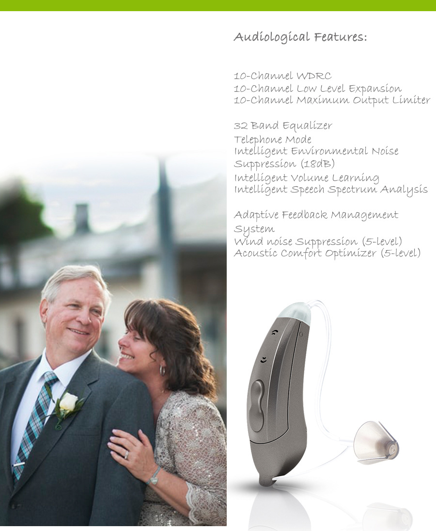 Digital 360 RIC Sound Amplifier with Eco-Friendly ABS Material and 312 Battery for Severe Hearing Loss Deaf People product detail