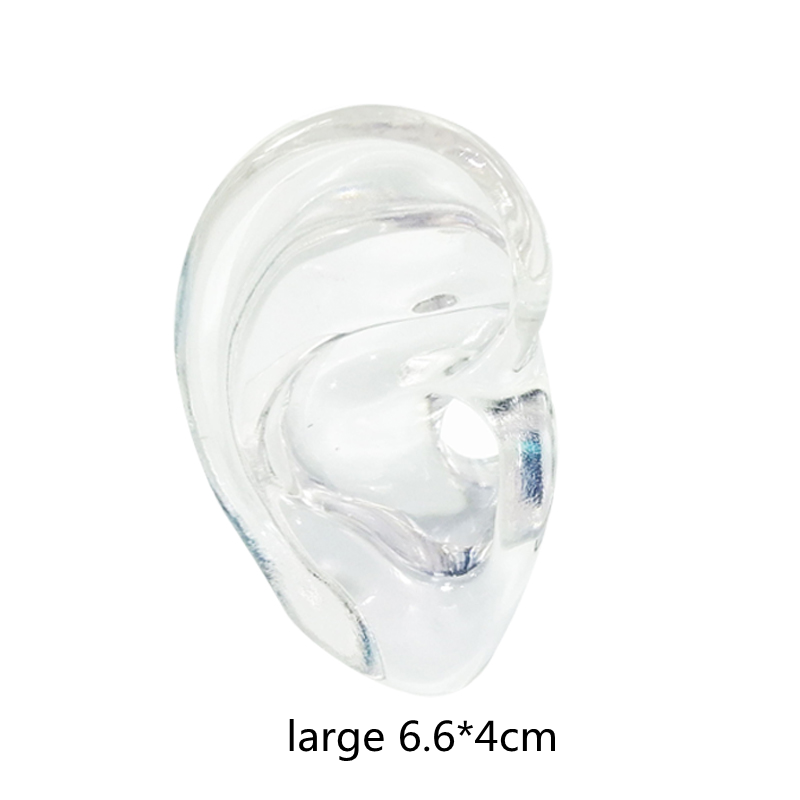 Transparent Hard Silicone Artificial Human Ear Simulator for Hearing Center Display product detail